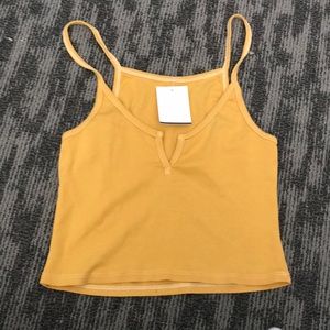 Brandy Melville yellow tank